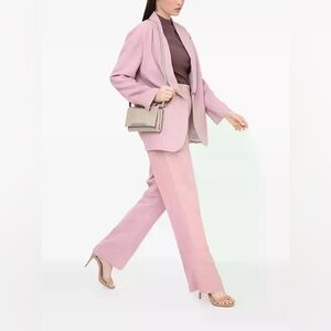 Brunello Cucinelli Oversized Pink Linen Blazer NWT Italian Luxury $4,395